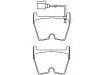 тормозная кладка Brake Pad Set:8V0 698 151 H