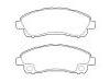 Plaquettes de frein Brake Pad Set:MK530582