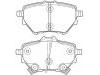 Bremsbelagsatz, Scheibenbremse Brake Pad Set:SAA3502130